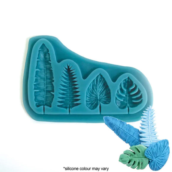 Mini Assorted Palm Ferns Silicone Mould