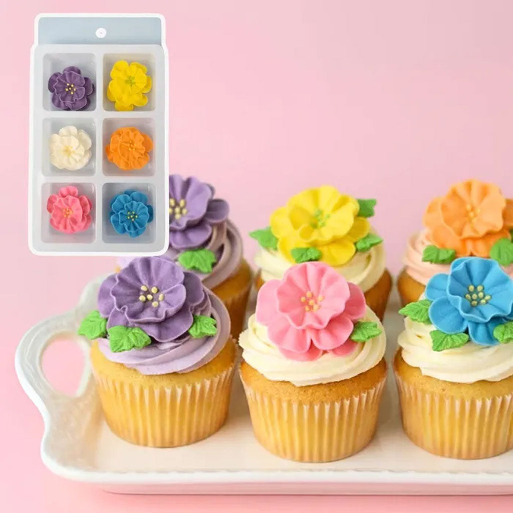 Mini Dainty Bess Flower Sugar Decorations Assorted | 12/Pack