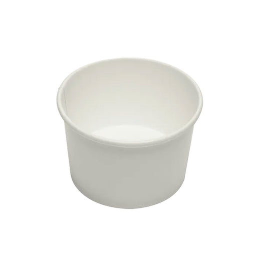Ice Cream Cups White 4oz | 50/Pack