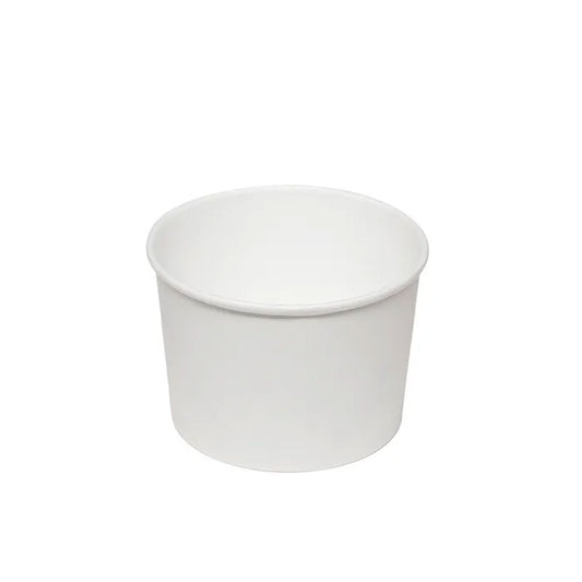 Ice Cream Cups White 6oz | 50/Pack
