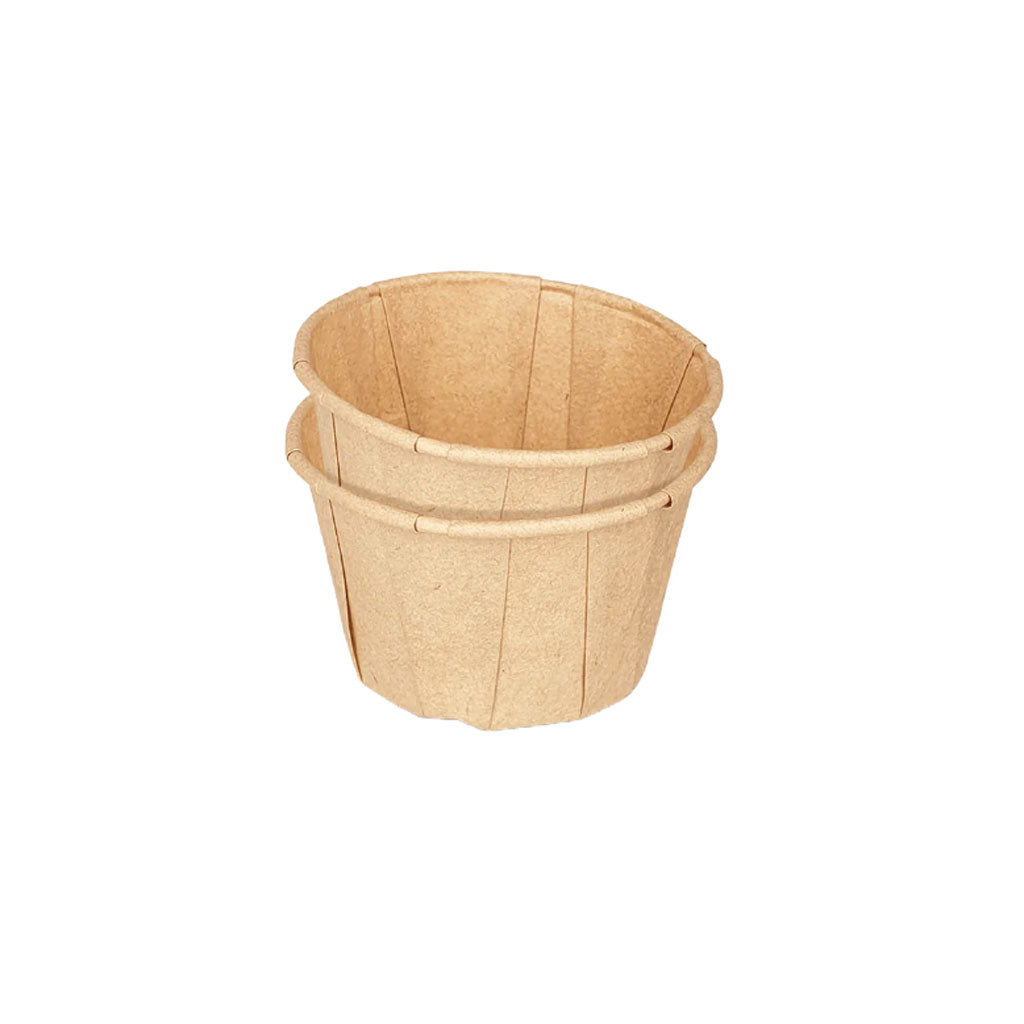 Paper Sauce Cup Brown 2oz (60ml) | 5000/Ctn