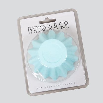 Papyrus Bloom Baking Cups - Pastel Blue | 24/Pack