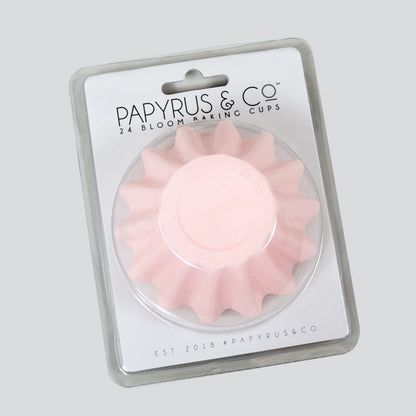 Papyrus Bloom Baking Cups - Pastel Pink | 24/Pack