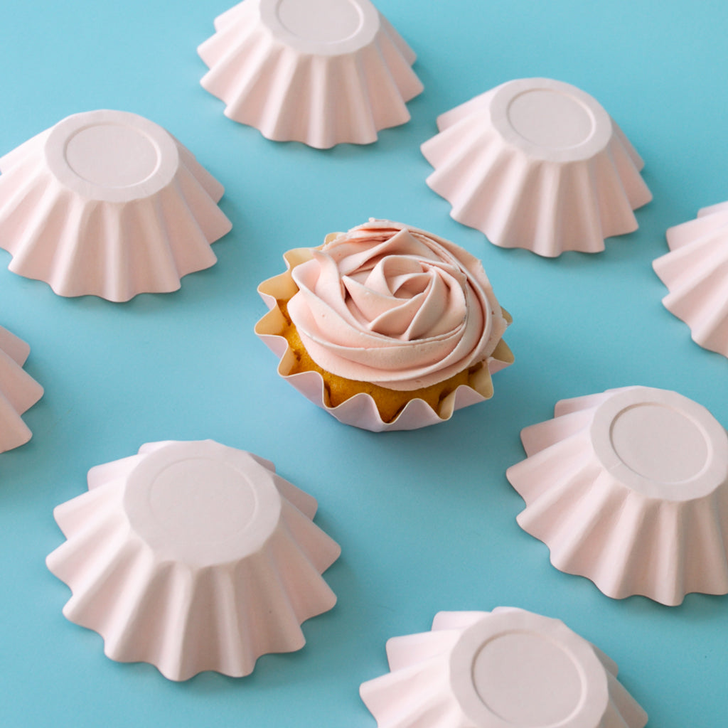 Papyrus Bloom Baking Cups - Pastel Pink | 24/Pack