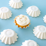 Papyrus Bloom Baking Cups White | 24/Pack