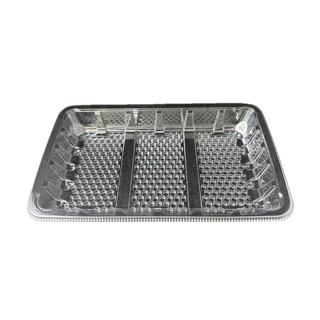 RPET Clear Plastic Meat Tray 6x10" | 600/Ctn