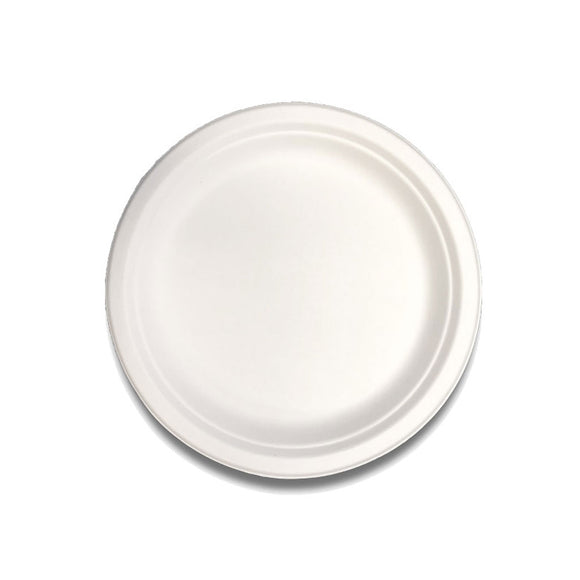 Sugarcane Round Dinner Plate 10 Inch P005 (257mm) | 500/Ctn