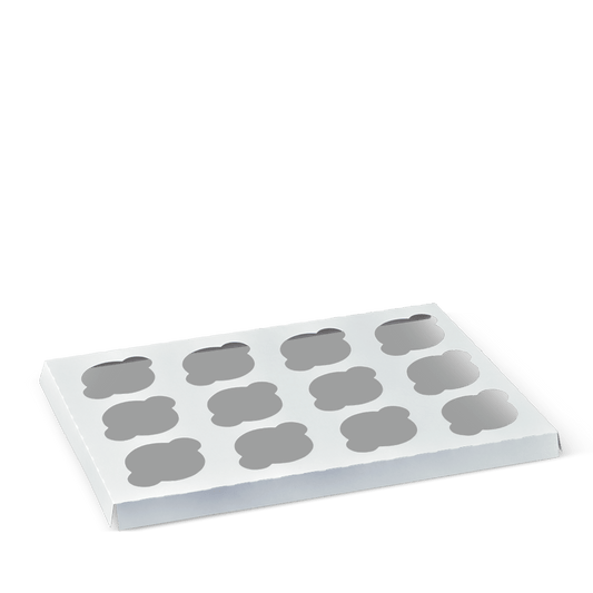 Detpak 12 Hole Cupcake Insert for Large Window 12 Hole Cupcake Box (Each)