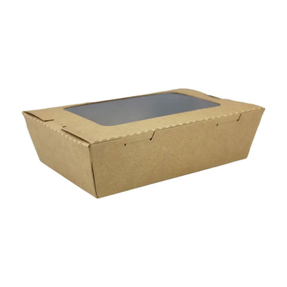 Kraft Window Lunch Box 700ml KPC01 | 50/Pack
