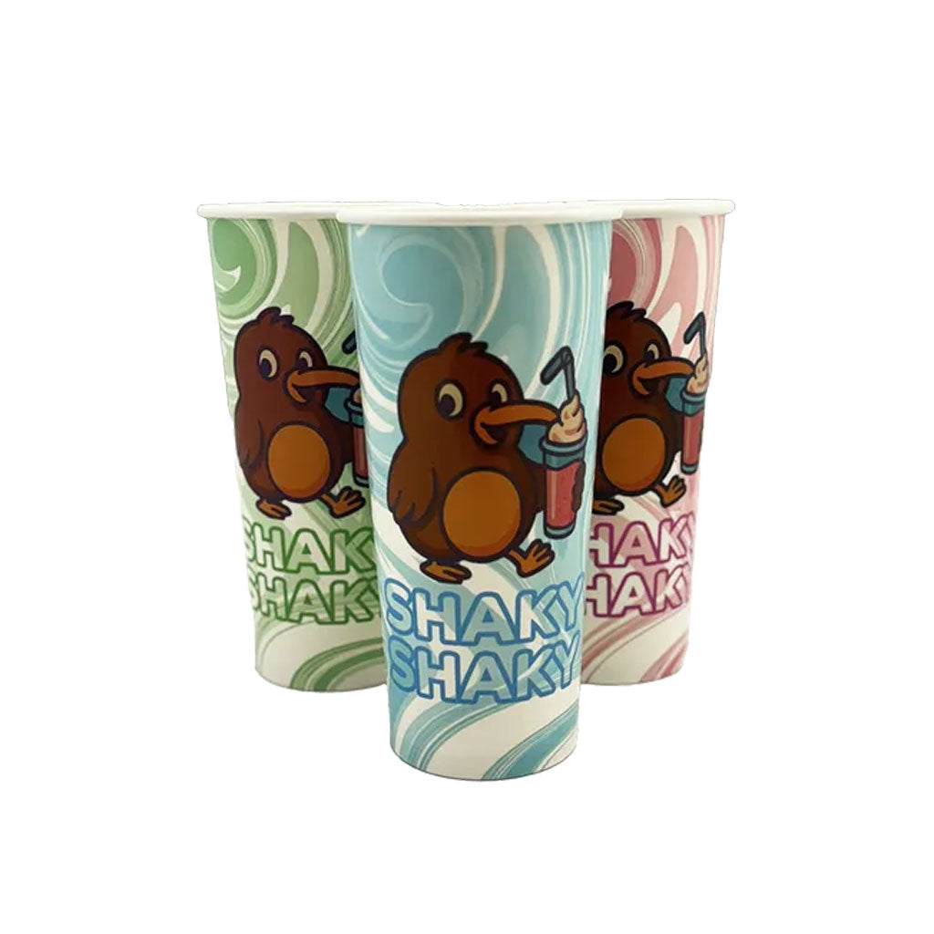 Qiwi Milkshake Cup 'Shaky Shaky' 24oz | 25/Pack