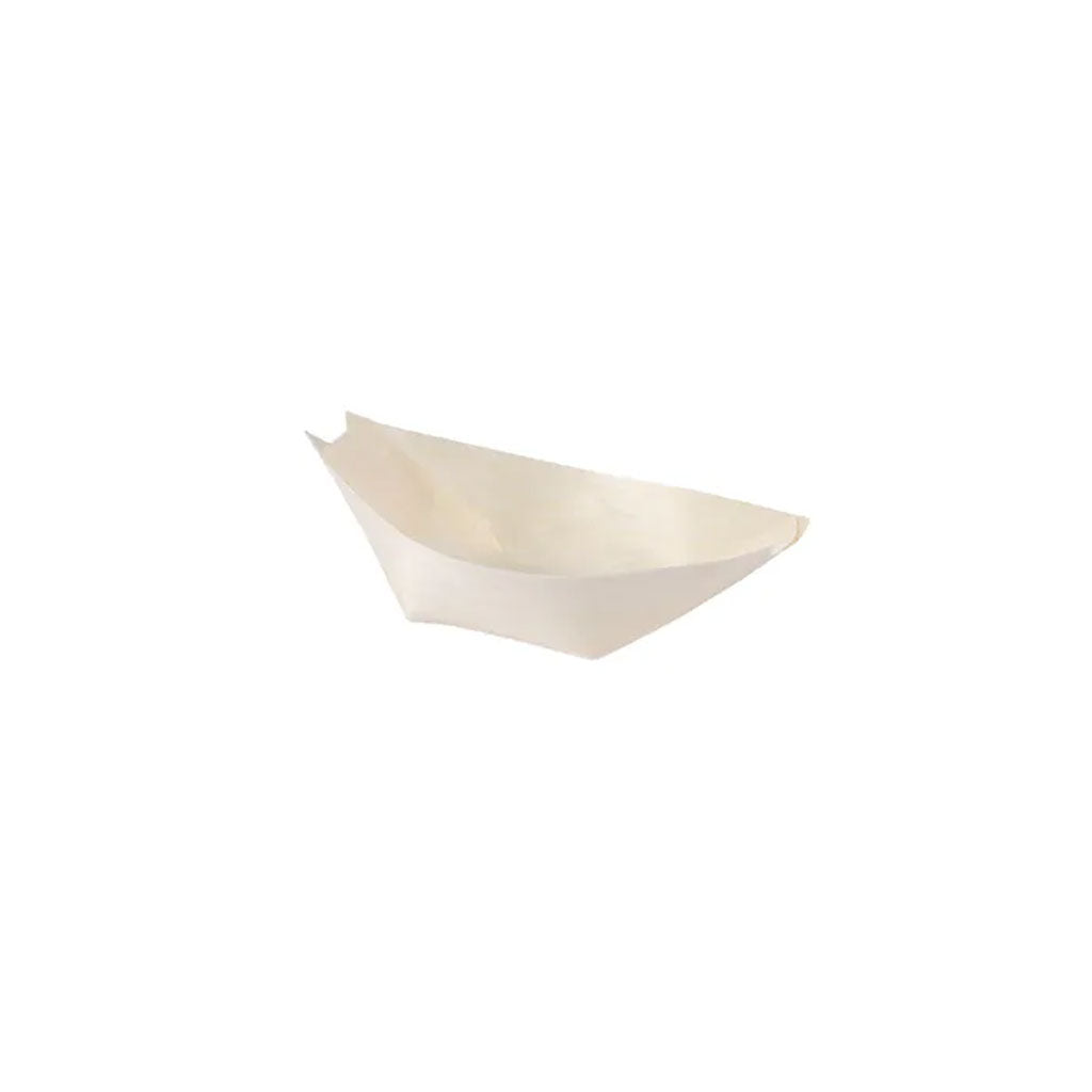 Qiwi Wooden Serving Boats #1 | 100/Pack