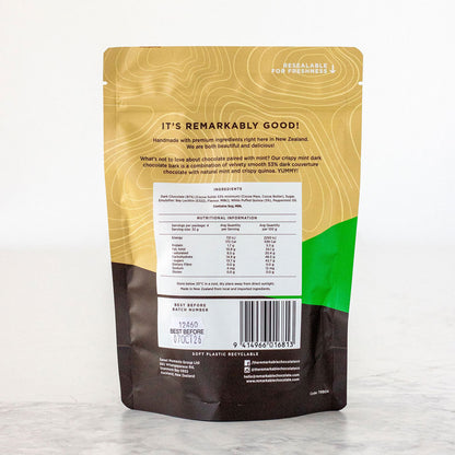 Remarkable Chocolate Luxury Bark - Dark Chocolate Crispy Mint | 125g