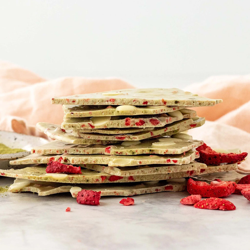 Remarkable Chocolate Luxury Bark - Strawberry Matcha | 125g