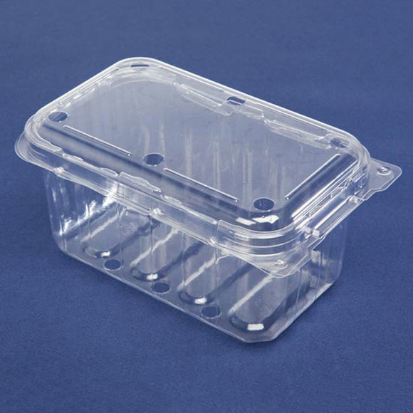 S500 Clear Plastic Punnet Clamshell 110x179x86mm | 200/Ctn