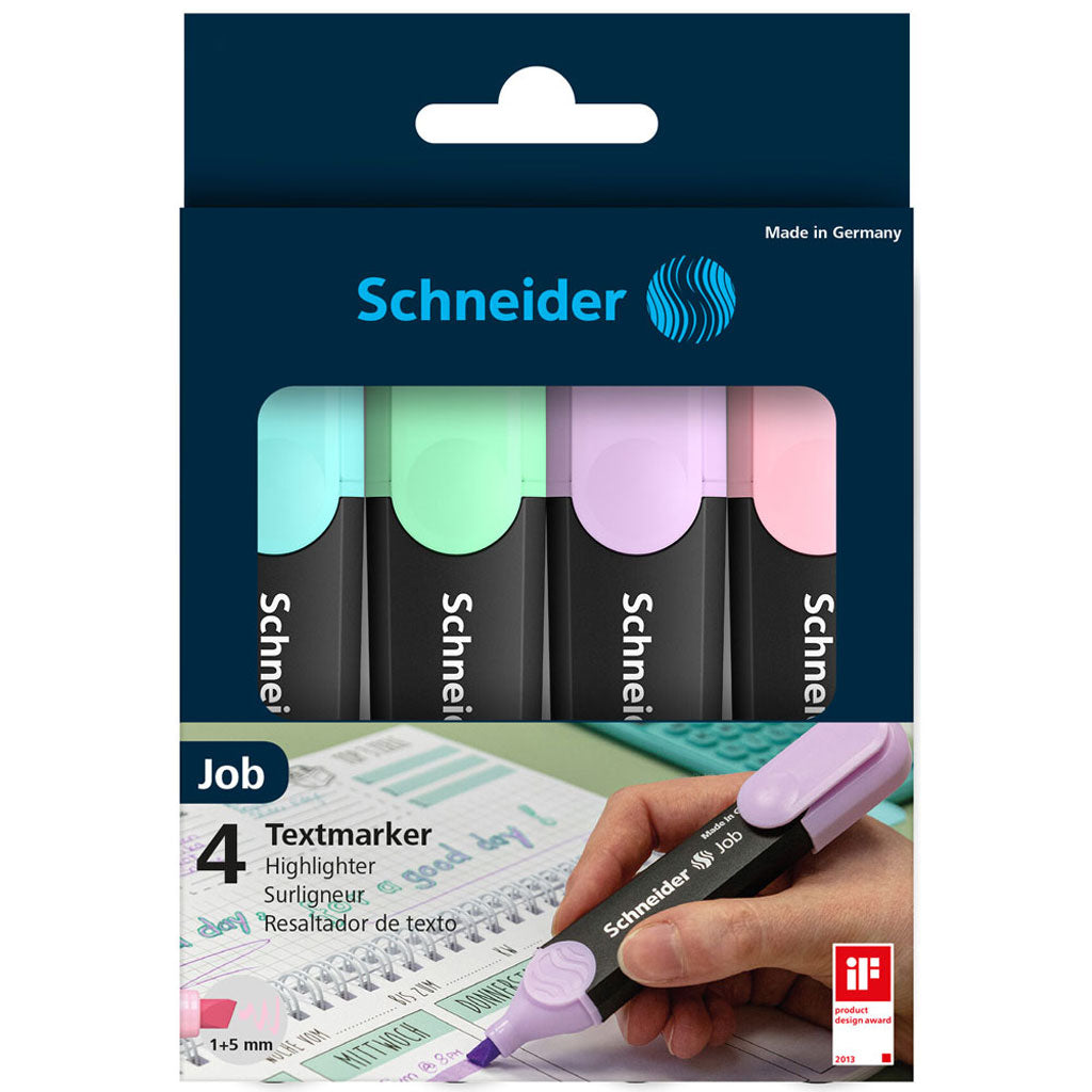 Schneider Job Highlighters - Pastel | 4/Pack