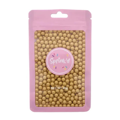 Sprink'd Sugar Balls Gold 4mm 60g