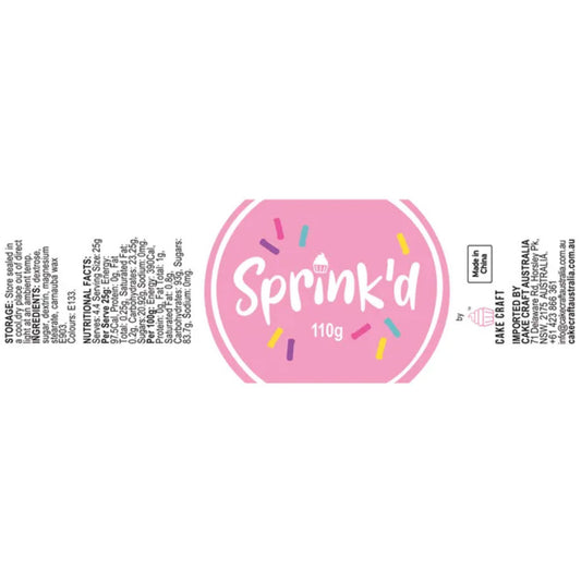 Sprink'd Matte Blue Mix 110g | BB 02/26