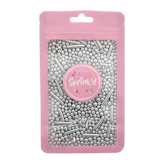 Sprink'd Silver Metallic Mix | 60g