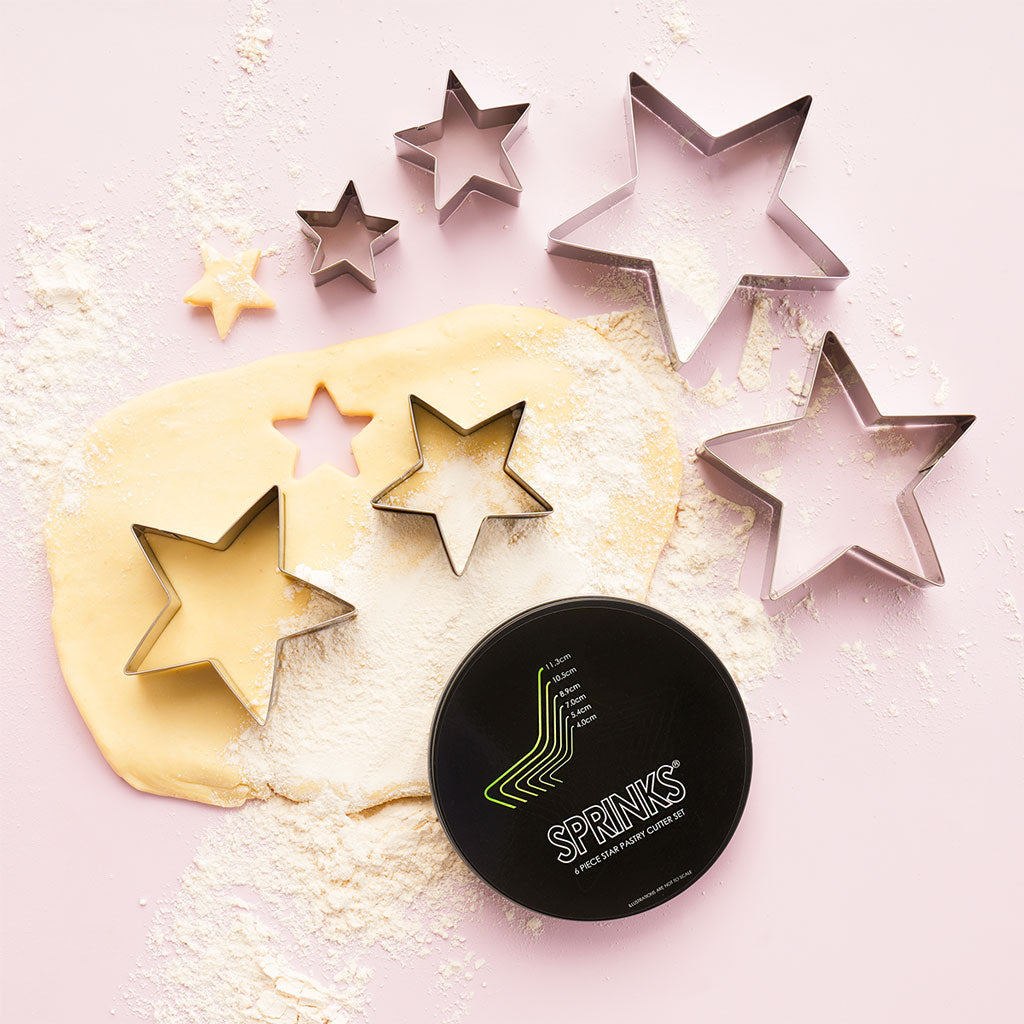 Sprinks Pastry Cutter Set - Stars | 6 Piece
