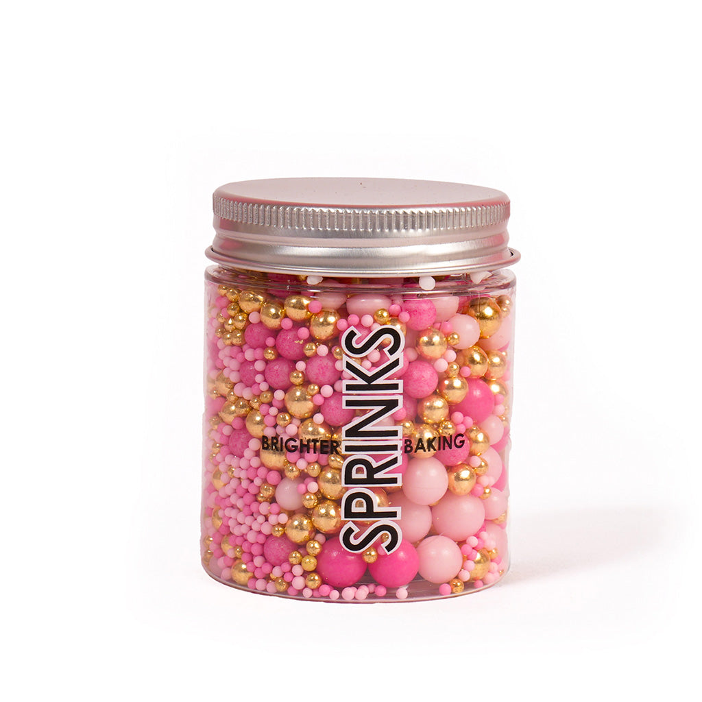 Sprinks Pink Velvet Crunch Sprinkles - 70g