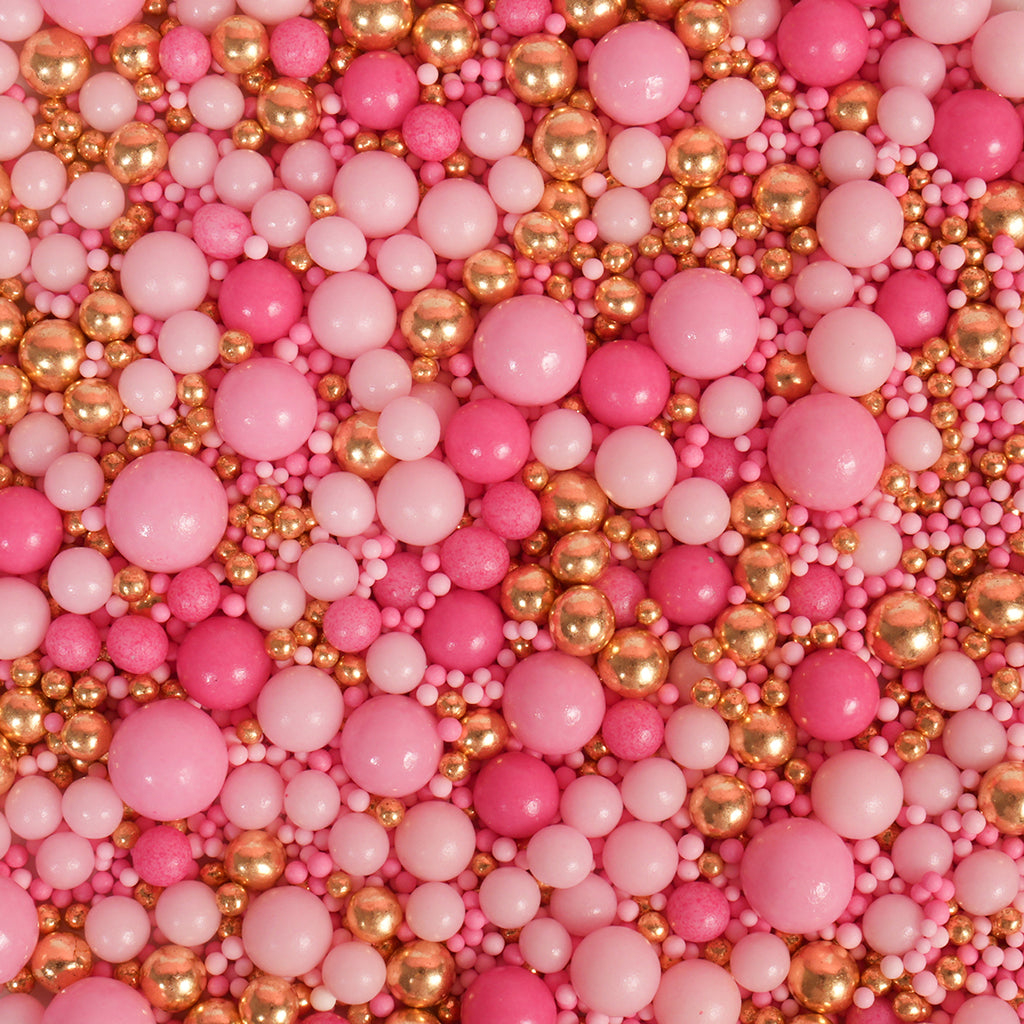 Sprinks Pink Velvet Crunch Sprinkles - 70g