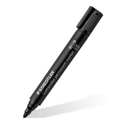 Staedtler Lumocolor Permanent Marker - Black | 10/Box