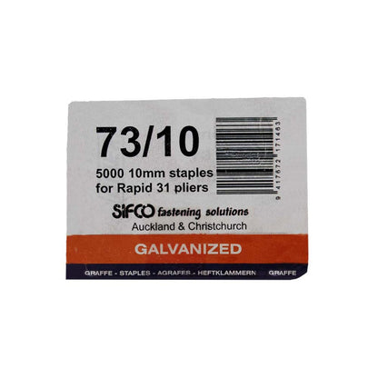 Sifco 73/10 Staples for use with SR31 Plier Stapler | 5000/Box