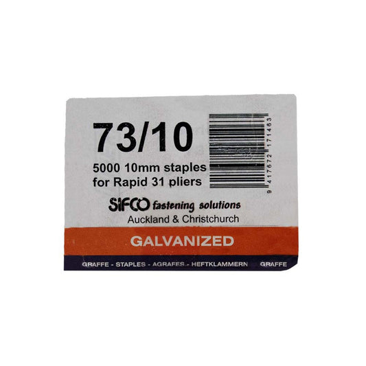Sifco 73/10 Staples for use with SR31 Plier Stapler | 5000/Box