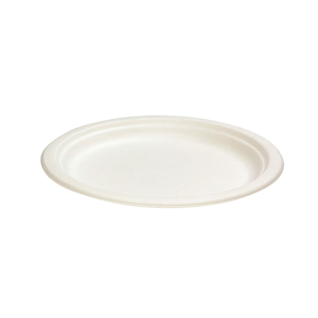 Sugarcane Round Dinner Plate 10 Inch (260mm) 500/Ctn