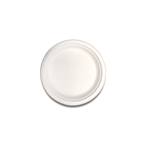 Sugarcane Round Side Plate 6 Inch (150mm) | 50/Pack