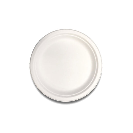 Sugarcane Round Side Plate 7 Inch (180mm) | 50/Pack