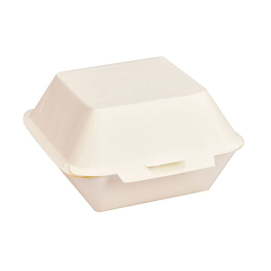 Supa Saver Paper Large Burger Takeaway Container | 50/Pack