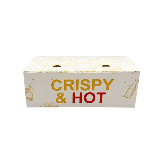 Snack Box Printed "Crispy & Hot" Large | 50/Pack