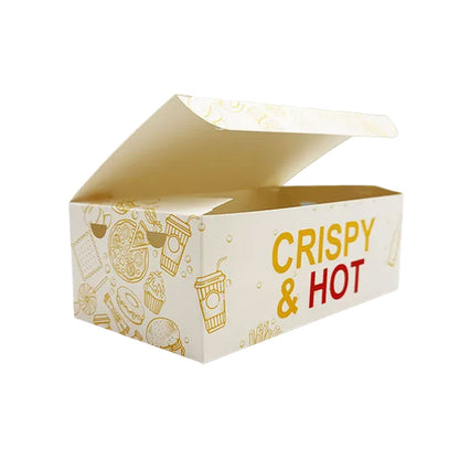Snack Box Printed "Crispy & Hot" Small | 50/Pack