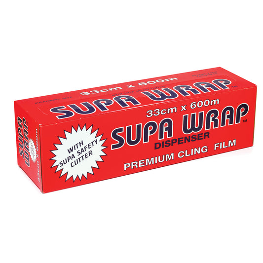 SupaWrap Premium Cling Film 33cm x 600m
