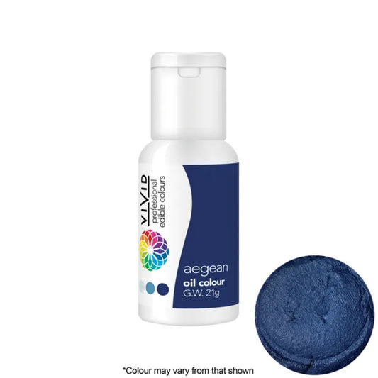 Vivid Oil Based Food Colour Aegean 21g