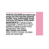 Vivid Oil Based Food Colour Baby Pink 160g | BB 09/24