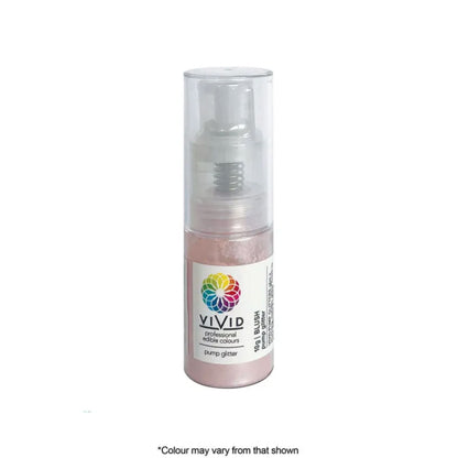 Vivid Edible Pump Glitter Blush Pink 10g | BB 11/28