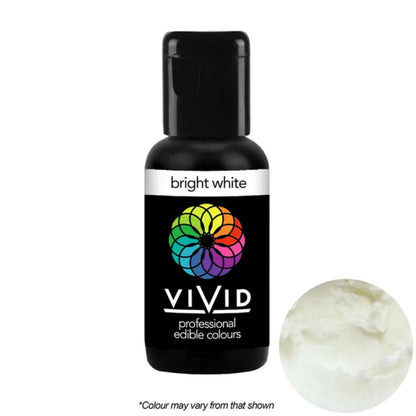 Vivid Gel Food Colour Bright White 21g | BB 10/26