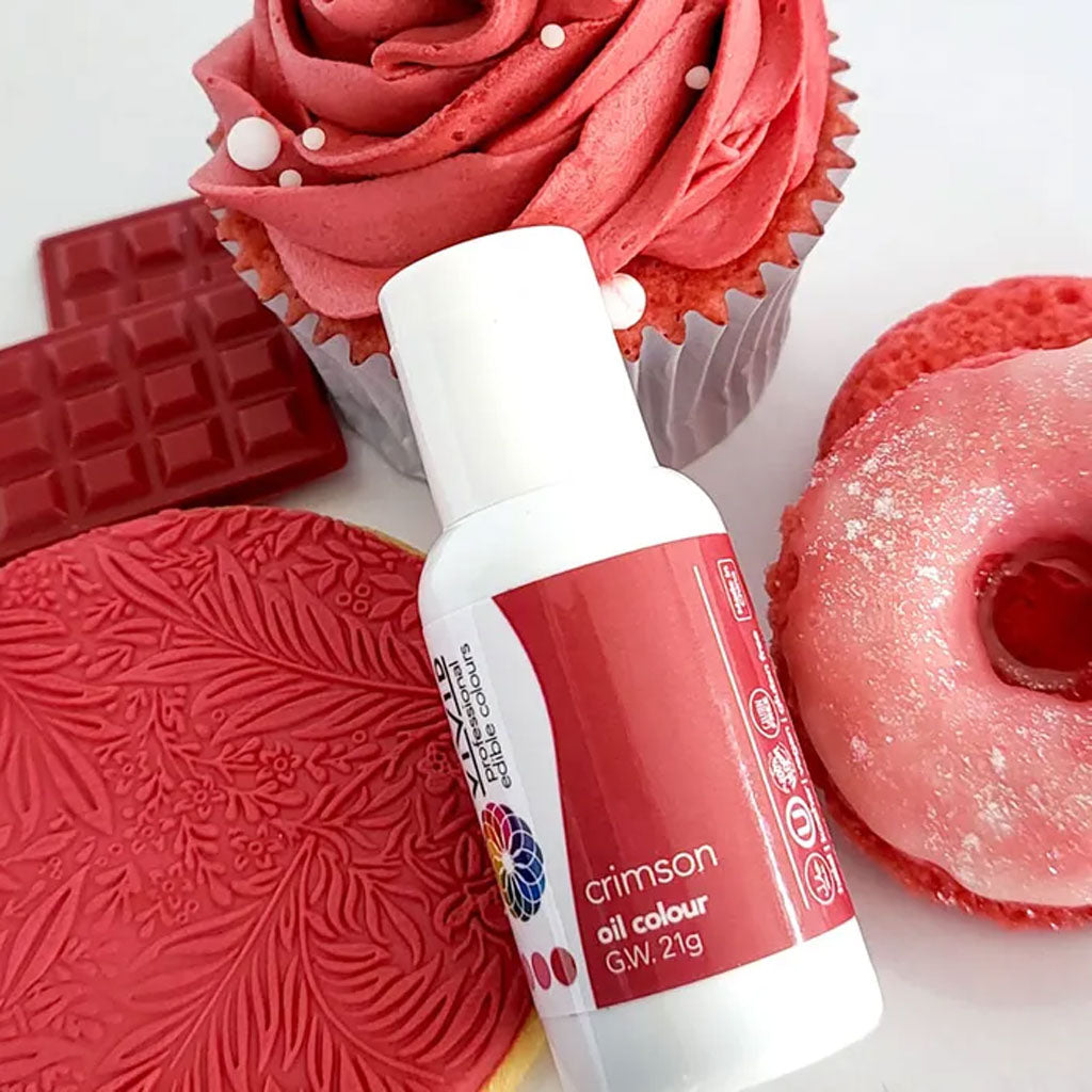 Vivid Oil Based Food Colour Crimson 21g