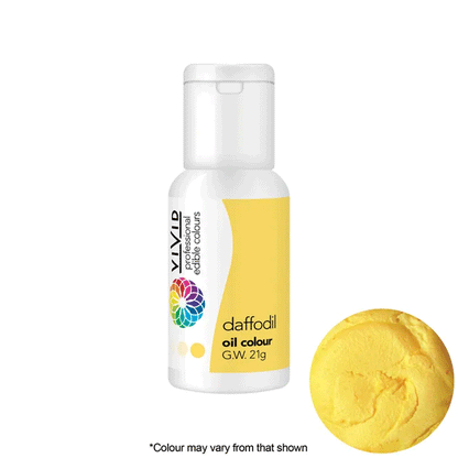 Vivid Oil Based Food Colour Daffodil 21g | BB