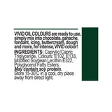 Vivid Oil Based Food Colour Dark Green 160g | BB 09/24