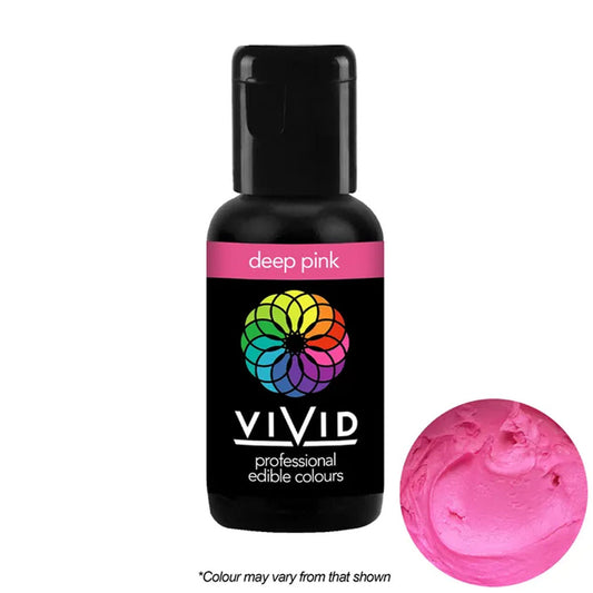 Vivid Gel Food Colour Deep Pink 21g