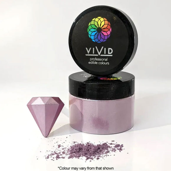 Vivid Edible Metallic Dust Lilac 50g