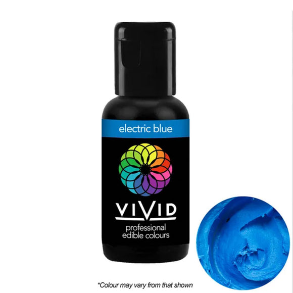 Vivid Gel Food Colour Electric Blue 21g | BB 02/26