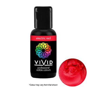 Vivid Gel Food Colour Electric Red 21g | BB 10/25