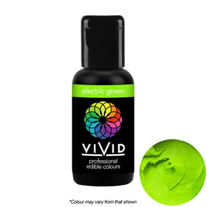 Vivid Gel Food Colour Electric Green 21g | BB 08/26