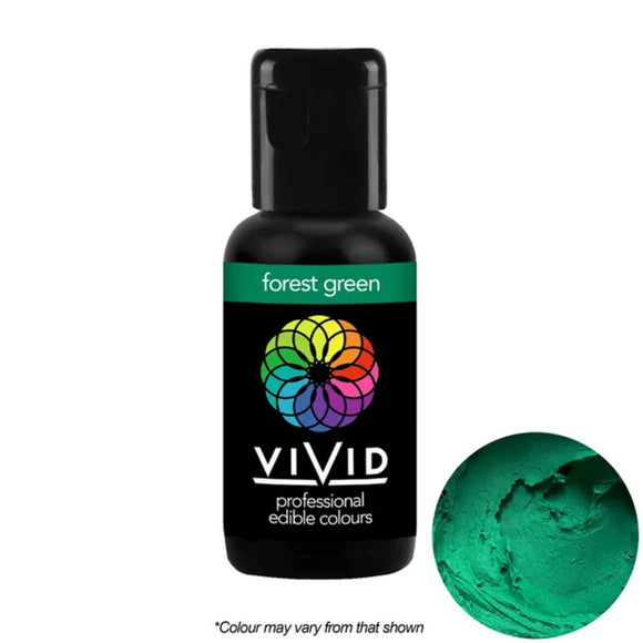 Vivid Gel Food Colour Forest Green 21g | BB 08/26