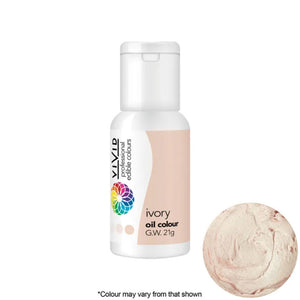 Vivid Oil Based Food Colour Ivory 21g | BB 07/26