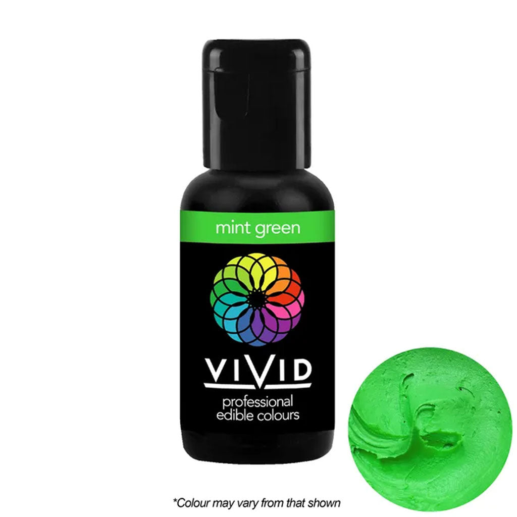 Vivid Gel Food Colour Mint Green 21g